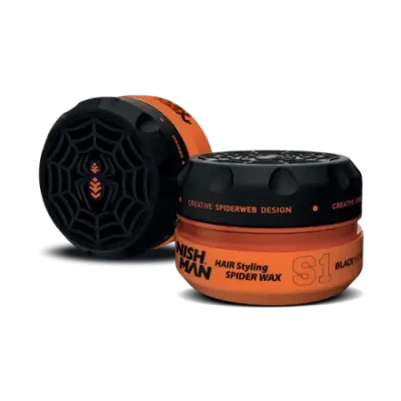 Nishman Hair Styling S1 Spider Wax Black Widow 150 Ml- 100 Ml